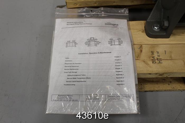 Unused Sihi LPHR 3408 Liquid Ring Vacuum Pump #43610