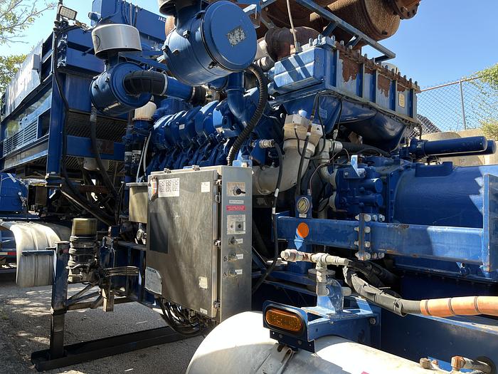 Used MTU Frac Pump Trailer