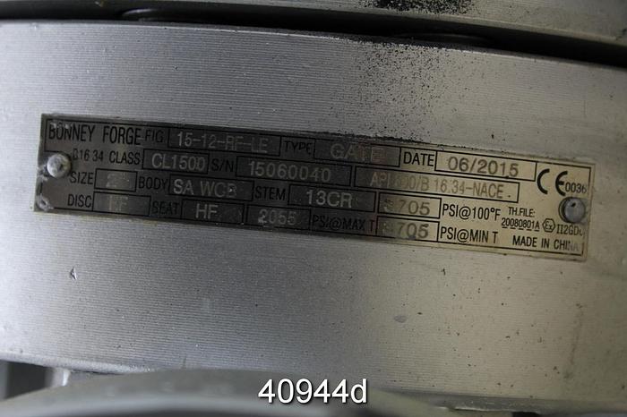 Used Bonney Forge 2" Globe Valve #40944