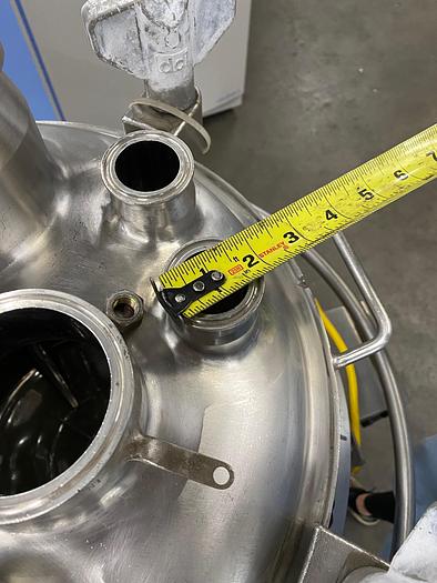 Used DCI 50 Liter Jacketed Stainless Steel Reactor Vessel W/ Steridose Motor