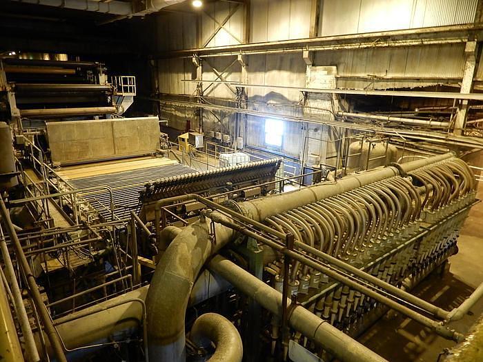 Used 180” (154” TRIM) FOURDRINIER PAPER MACHINE 2,200 FPM NEW DRIVE SYSTEM IN 2008 (PM #3) #43994