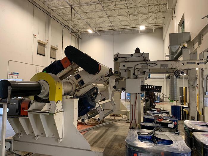 Used 66" DAVIS STADARD TURRET REWIND WITH 50" REWIND CAPACITY