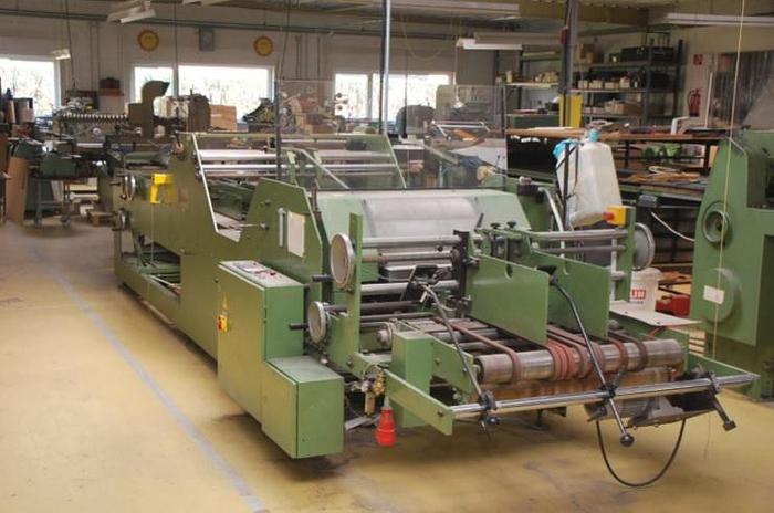 Used Keck SF 80 Folder-gluer for cardboard