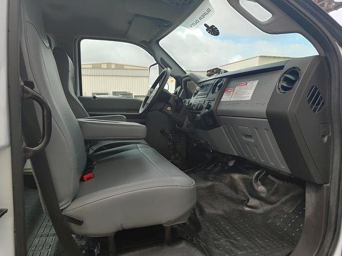 Used Versalift VTP40NE Cable Placer on 2018 Fred F750 Crew Cab Utility Reel Truck