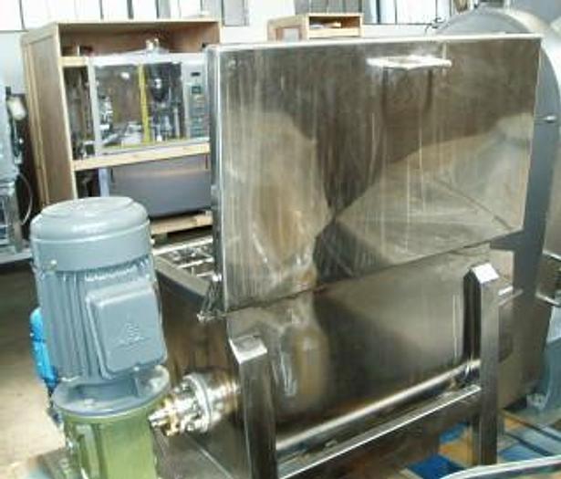 Mixer, Ribbon, 2.5 CF, 304 S/st, 2 HP, Std, New, #H733850