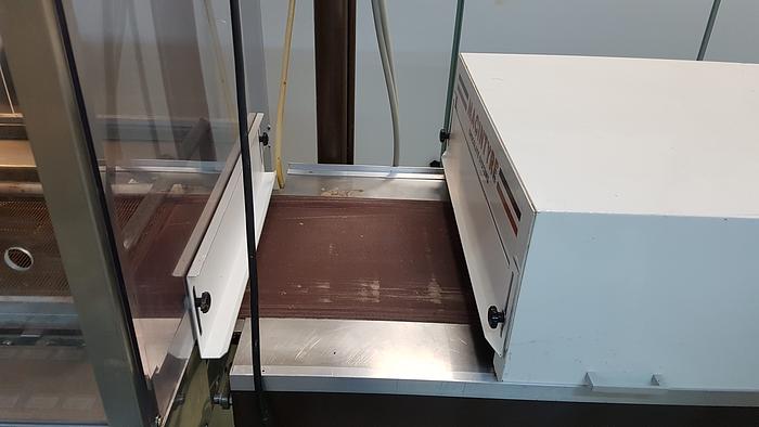 Used Macintyre 400mm wide Chocolate Enrobing Line