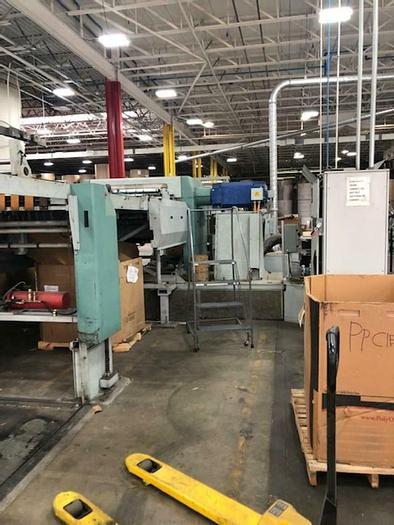 Used 57" (1.44M) PEMCO 1450 DUAL ROTARY KNIFE SHEETER