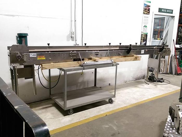 Used 13.5′ Long by 7.5″ Wide SS Conveyor