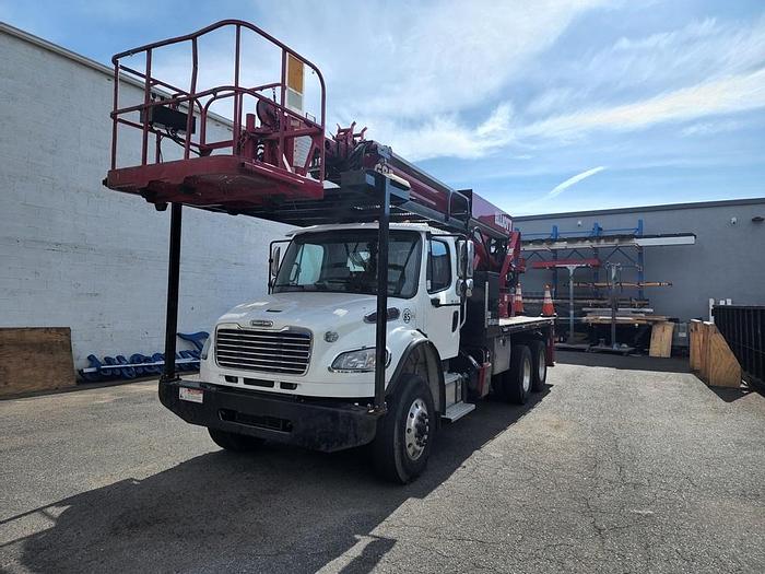 Used 2017 Elliott G85R Sign Crane on 2017 Freightliner M2-106 6x4 Reg Cab Flatbed Truck - MB7599