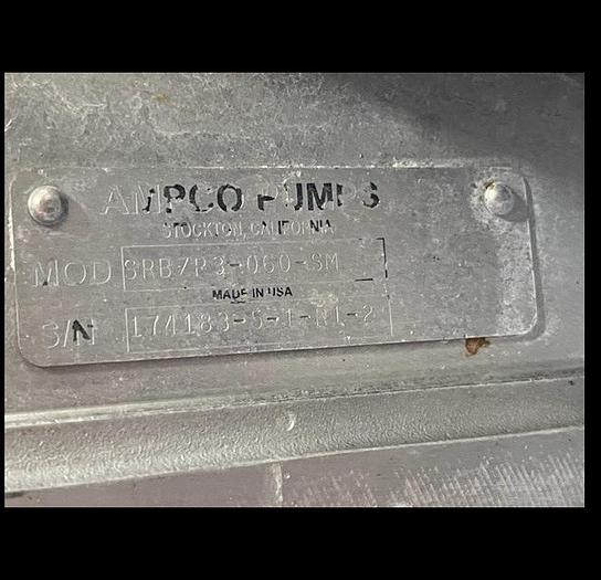 Used AMPCO Positive Displacement Pump