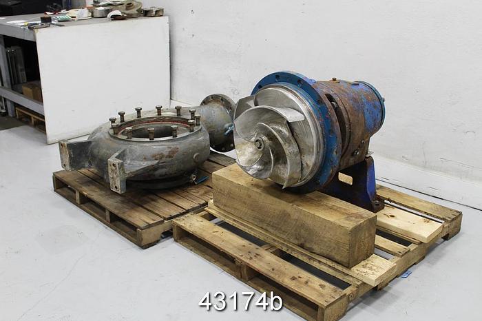 Used Goulds 3175 10x12x18 Pump, Stainless Steel Casing #43174