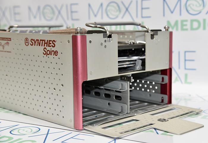 Used Synthes Cervical Spine Locking Plate System Instrument Set, In-Stock