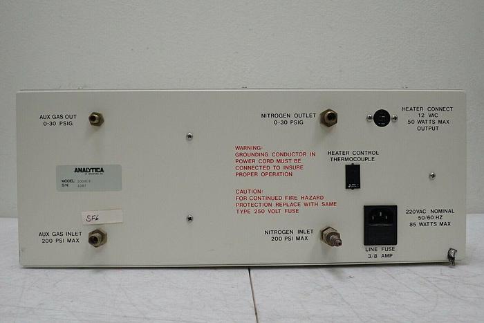 Used Analytica of Branford Inc. Model 100919 Gas Controller System