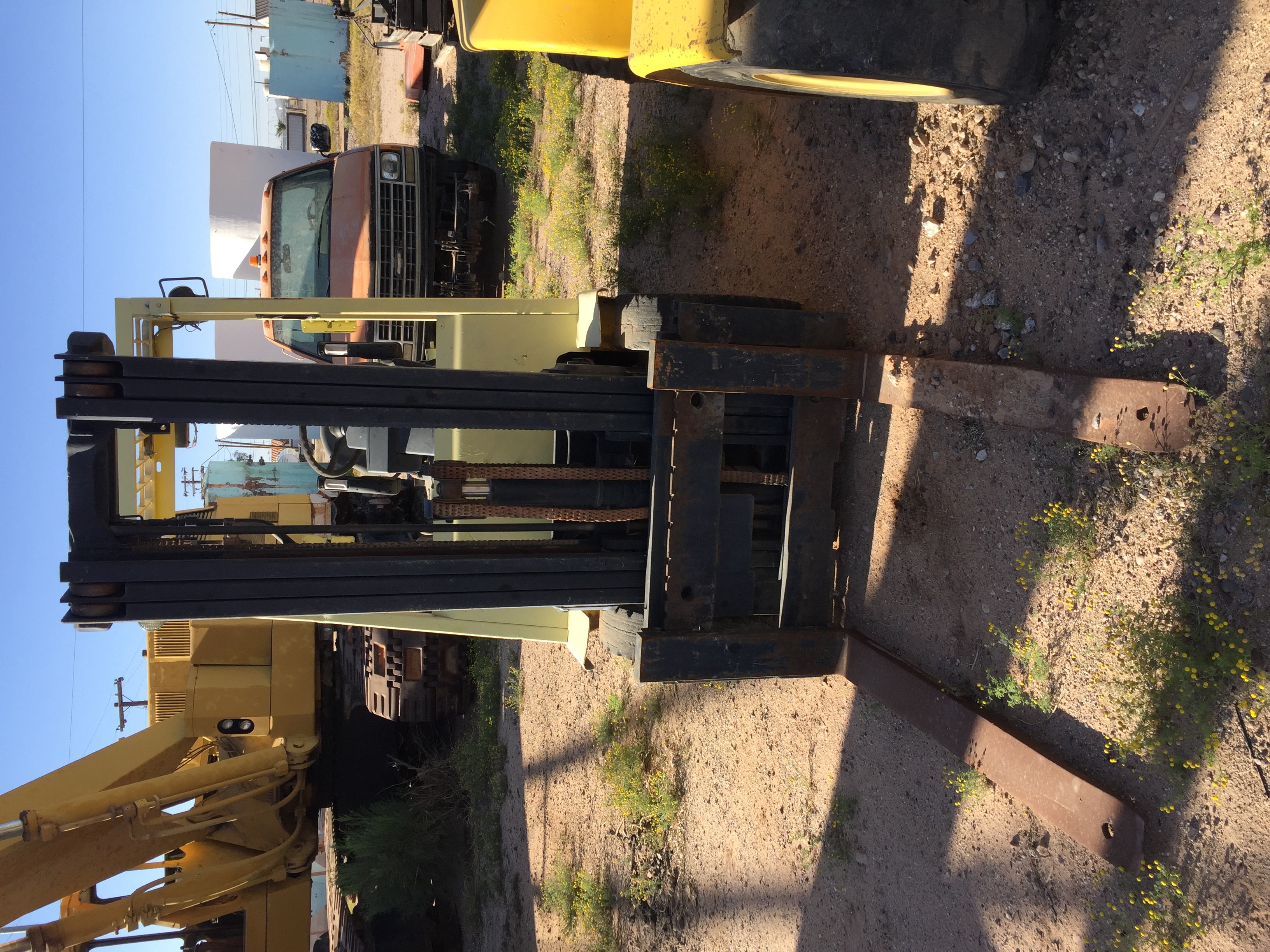 Used 6,000 lb. Hyster Model H 60 XM Forklift; Mfg. 2004; Pneumatic Tires; S/N H177B55385C