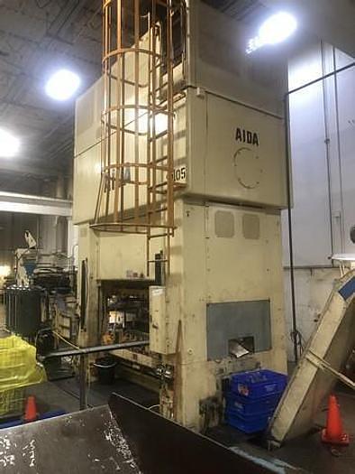 Used 330 ton AIDA 84.65” x 39.37” Stamping Press