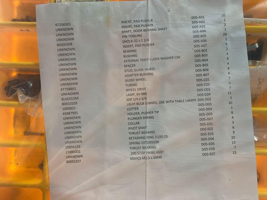 Used Insert Pad Pusher