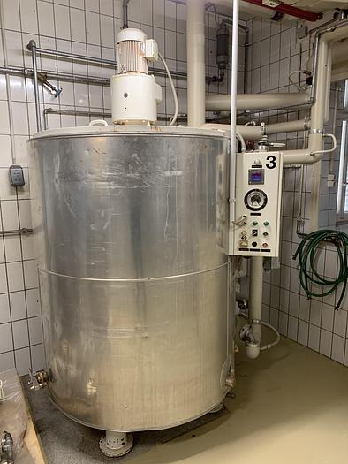 Gebraucht gebr. Rührwerksbehälter SOLLICH Type RT-2000 mit ca. 2.000 kg Inhalt.