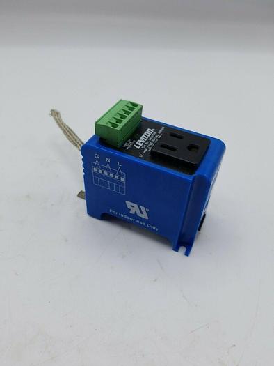 Used LEVITON TERMINAL BLOCK CAT NO: 3801-DIN
