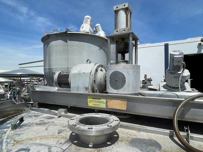 Used 500 Gallon  Stainless Steel Jacketed Mixing Steam Kettle