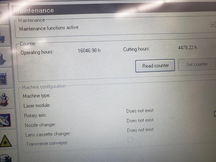 Used 2014 - 2000 Watt Bystronic BySprint 3015 CNC Fiber Laser