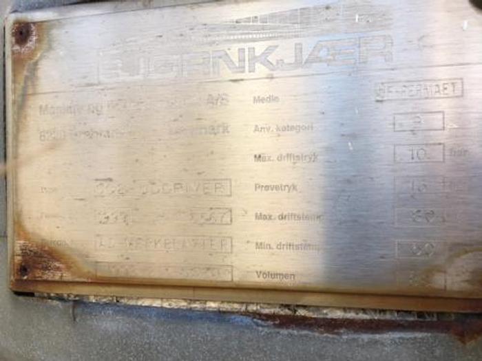 Used 88 liter pressure tank