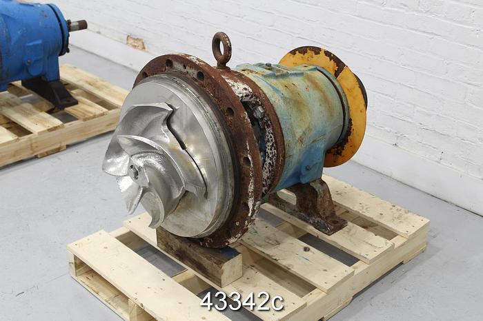 Used Goulds 3175 8x10x18 Pump Power End, 4-Vane Impeller #43342