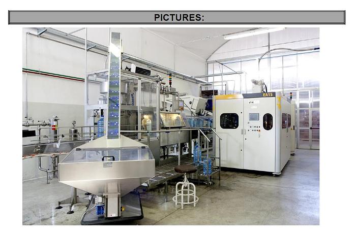 Usato 2007 SIAPI - GENIUS - BARDI - ACMI - PIOVAN ECC.  LINEA COMPLETA IMBOTTIGLIAMENTO ACQUA MINERALE GRANDI FORMATI