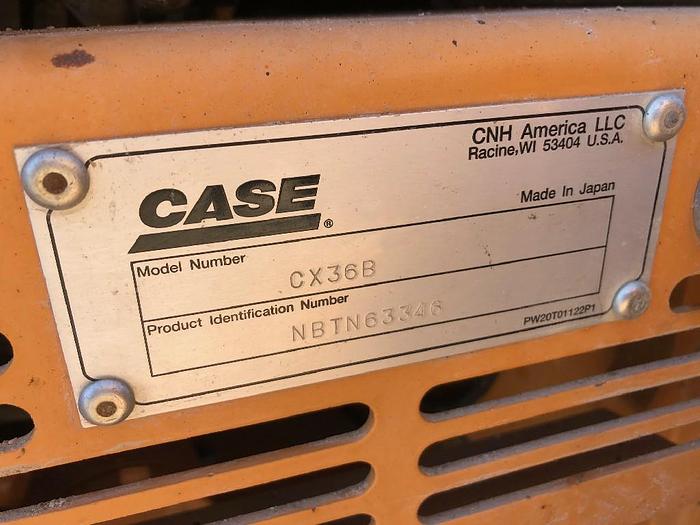 Used 2012 CASE CX36B