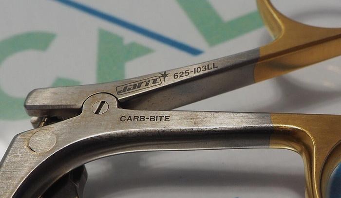 Used Jarit 625-103LL Roto-Lok Retraction Grasping Forceps, 5mm x 377mm Locking