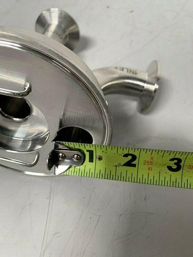 Used Millipore H4127TSTC Stainless Steel 150PSI Filter Housing w/ 2" Outlet & Inlet