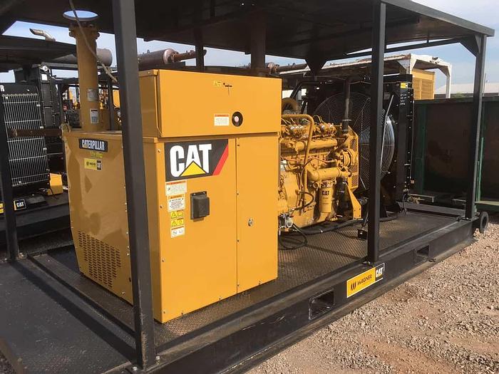 Used G3406SI TALC 170 kW Caterpillar Natural Gas Industrial Generator Set Power Unit Package