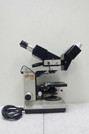 Used Bausch & Lomb 31-32-14 Balplan Microscope w/ (2) 10X WF Eyepieces, Condenser