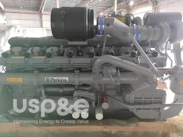 Used 1 MW 2018 New Perkins DIHR8431 Natural Gas Generator Sets