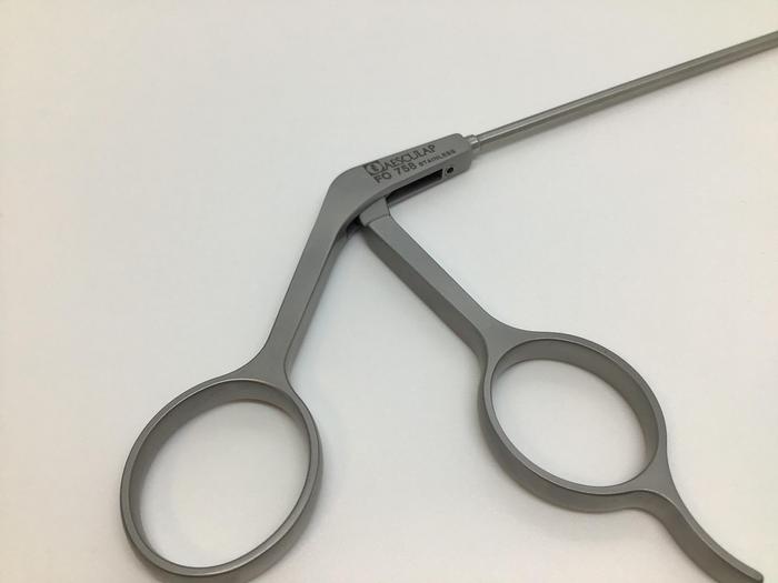 Used Punch Arthroscopy Timecut 45 Degree Left 5 by 2.3mm Depth 3.4mm by 165mm to Shoulder  