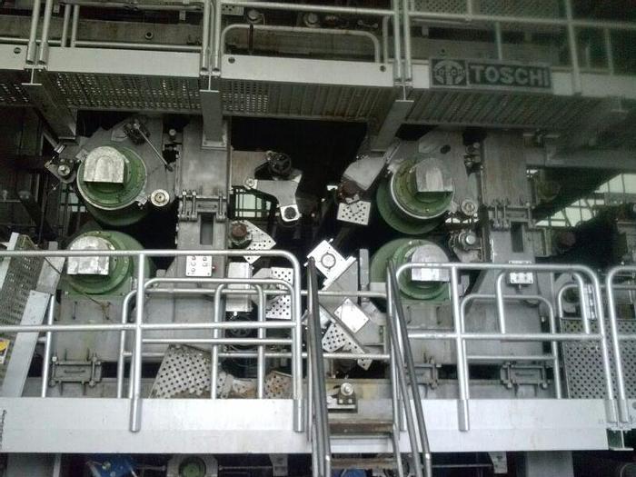 Used 104" (2.64M) CYLINDER MOULD PAPER MACHINE TOSCOTEC  2002