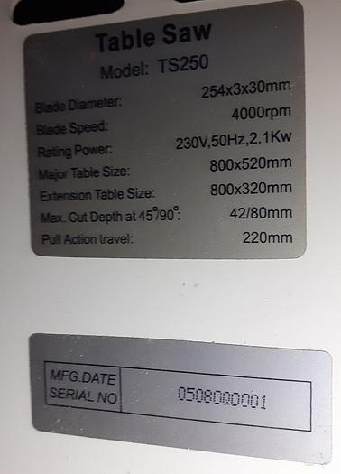 Usado Serra de mesa TABLE SAW