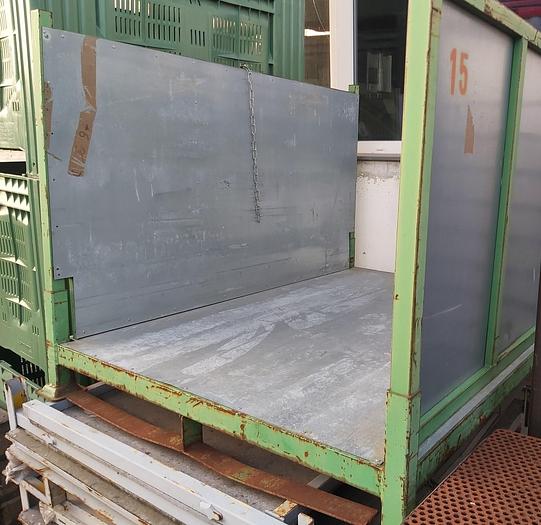 Gebraucht Umklappbare Langgutpalette, Sonderpalette, 165 x 120 x 110cm hoch, ,  gebraucht