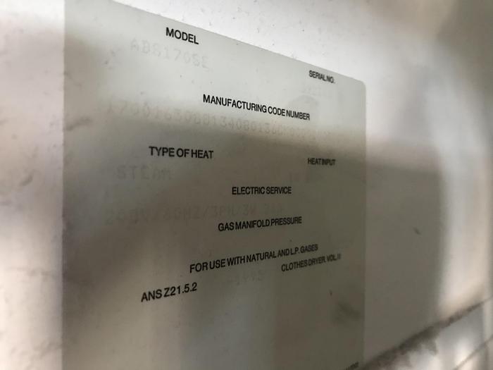 Used ADC 170LB STEAM DRYER