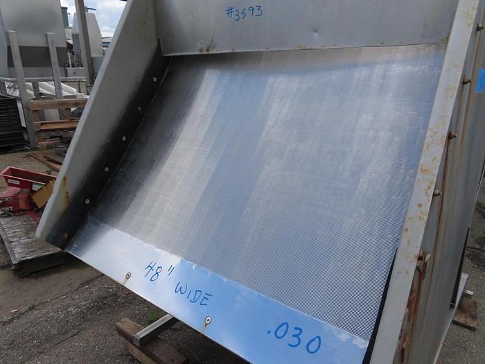 Used 48'' Wide Parabolic WasteWater Screen
