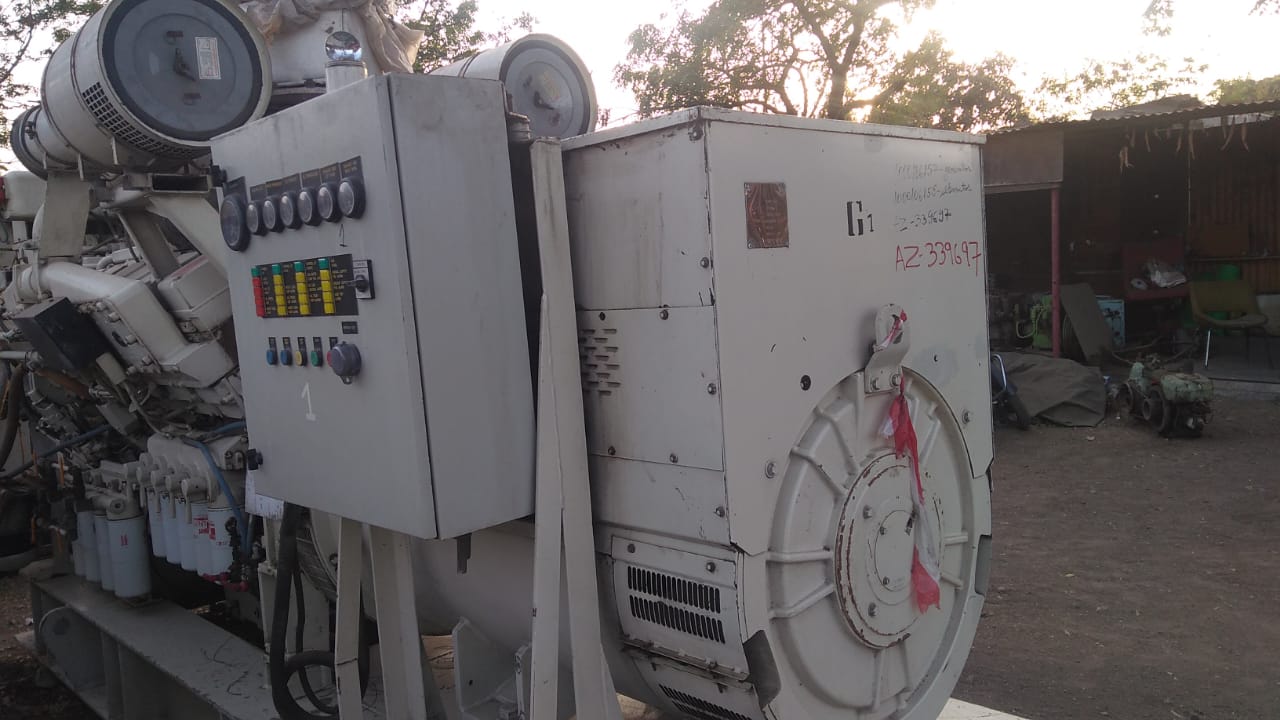 1.2MW (12000 KW) used Cummins KTA50DM1 Diesel Generator Set