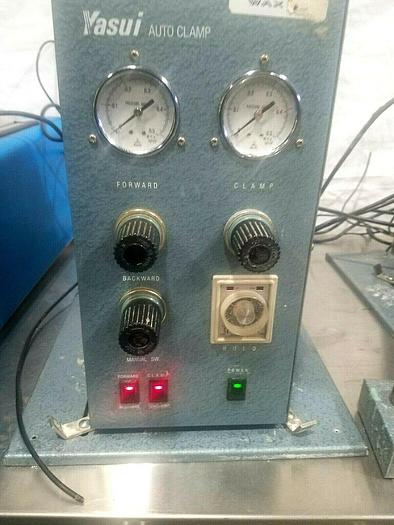 Used Yasui AC-2AU Auto Clamp Wax Injectors Lost Wax Mold Clamp Injection Casting