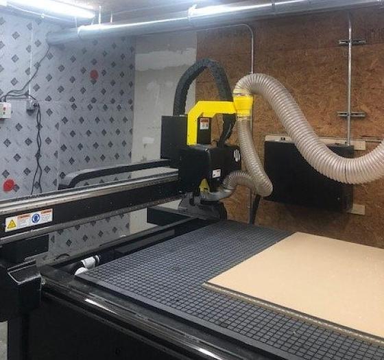 Used MULTICAM APEX-1R, 5 FT x 10 FT SINGLE-TABLE 3-AXIS CNC ROUTER