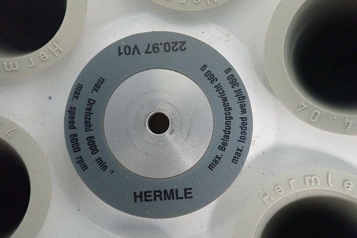 Used Hermle 220.97 V01 Centrifuge 6-Place Rotor