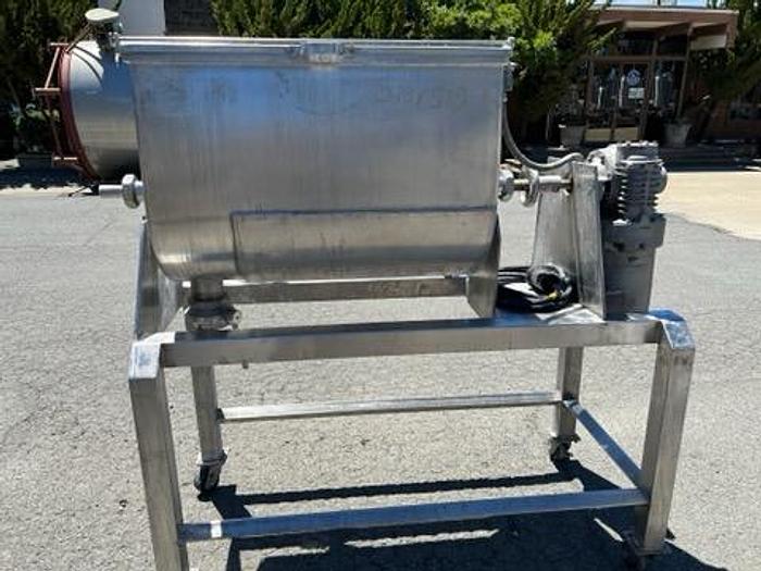 Used Mixer, Paddle, 10 CF, S/st, 2 HP, Jkt #C744647