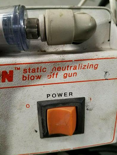 Used Simco Top Gun Static Neutralizing Blow Off Gun
