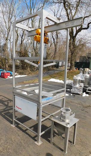 Used EXPERT PROCESS SUPER SACK UNLOADER – 3800# CAPACITY – ALL STAINLESS STEEL (#9762)