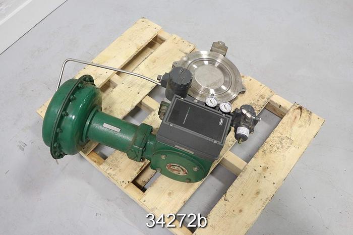 Refurbished Fisher 8550 8" Butterfly Control Valve #34272