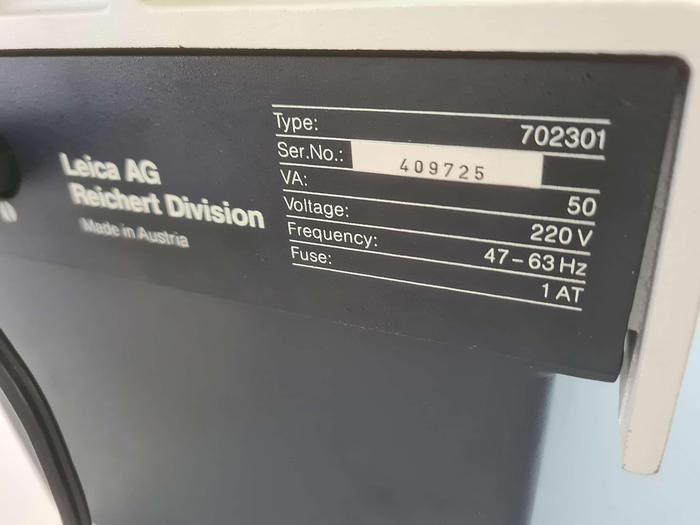 Used Leica Reichert MM80 E Mirror Cryo Fixation Unit