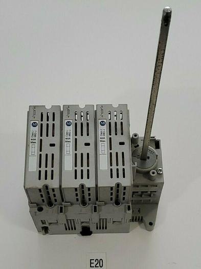 Used PREOWNED Allen Bradley 194R-J60-1753 Ser. A 3P 60A 600V Rotary Disconnect Switch