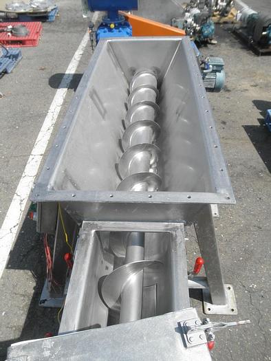 Used Hopper, 150 CF, S/st, 50" X 36" X 9', Live Bottom Bin #S740528